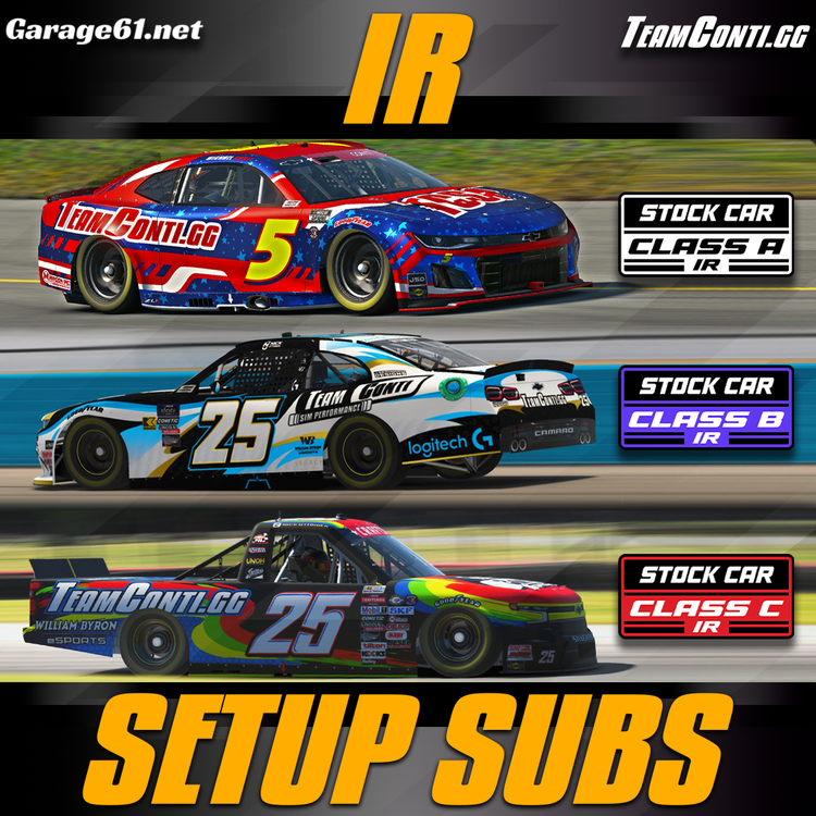 iRacing Oval Setup Subscriptions