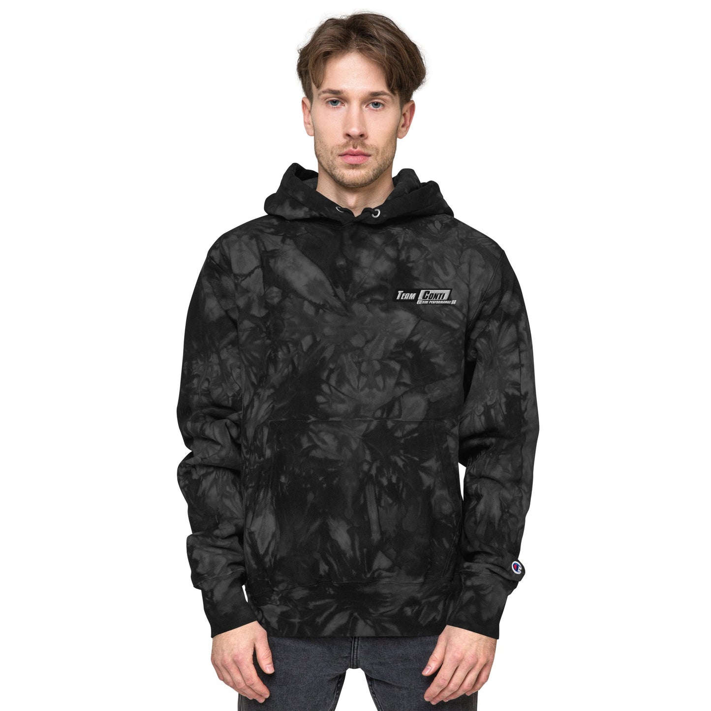 Team Conti Sim Performance Unisex Champion tie-dye hoodie