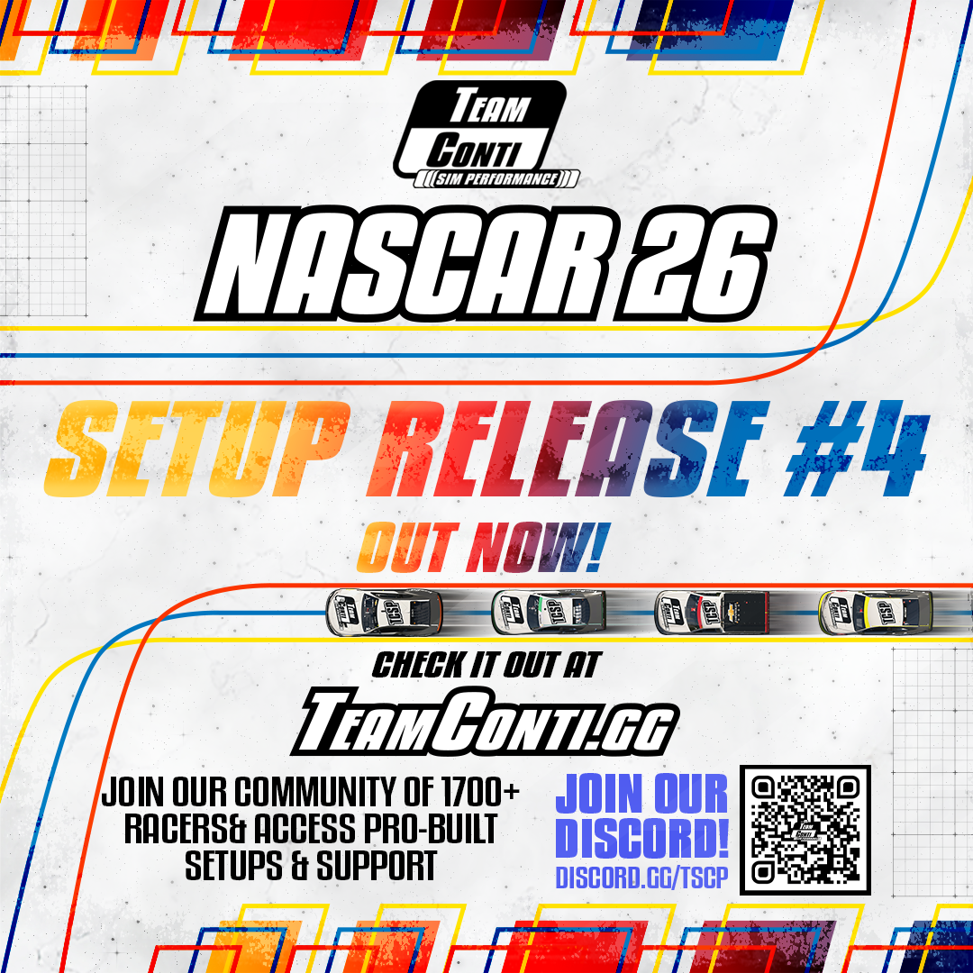 NASCAR 26 Setup Release #4 is Now Available!
