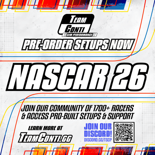 NASCAR 26 Setups Available for Pre-Order by TCSP! - Team Conti Sim Performance
