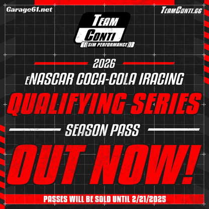 2026 eNASCAR iRacing Qualifying Series Setups & Support I Season Pass