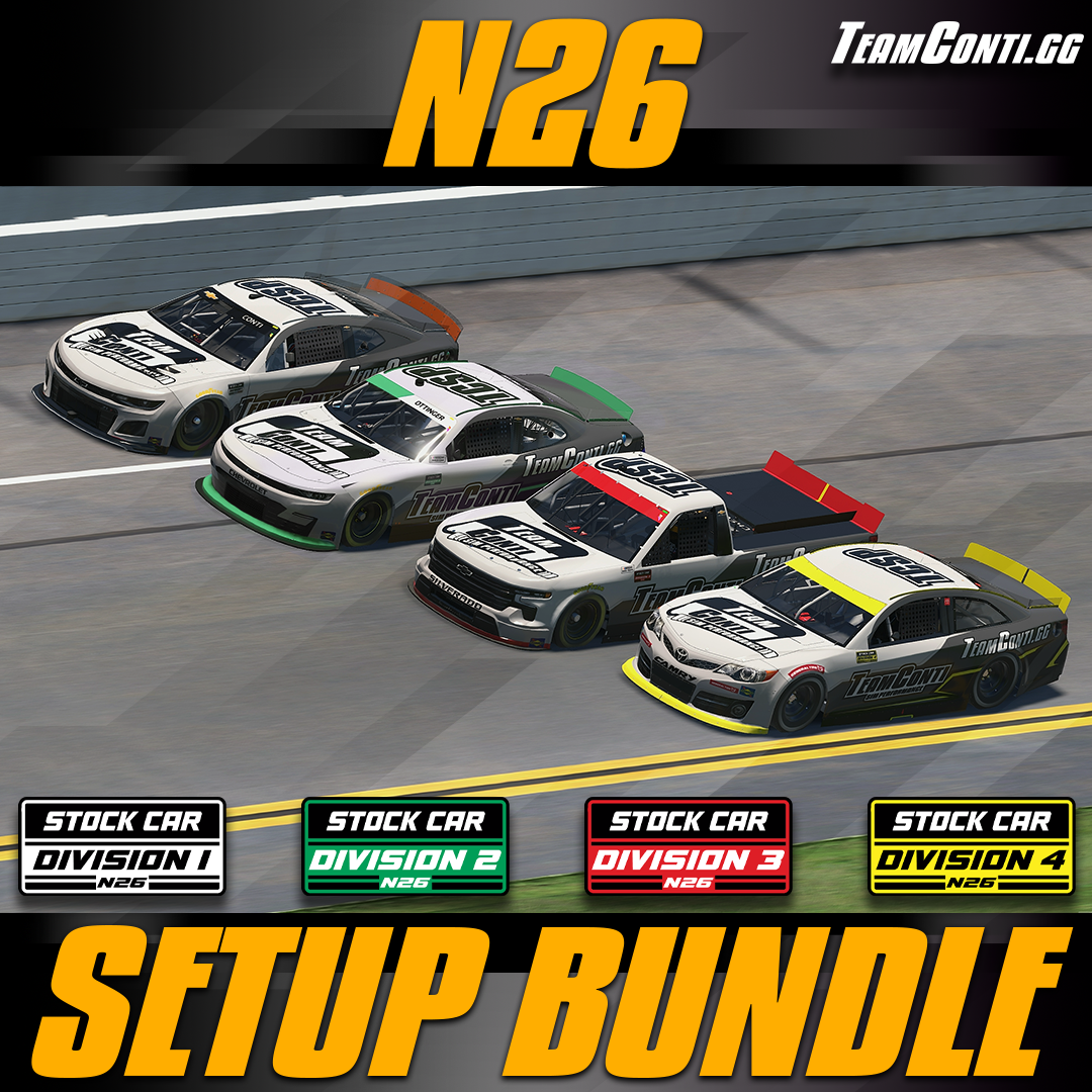 NASCAR 26 Setup Bundle by TCSP