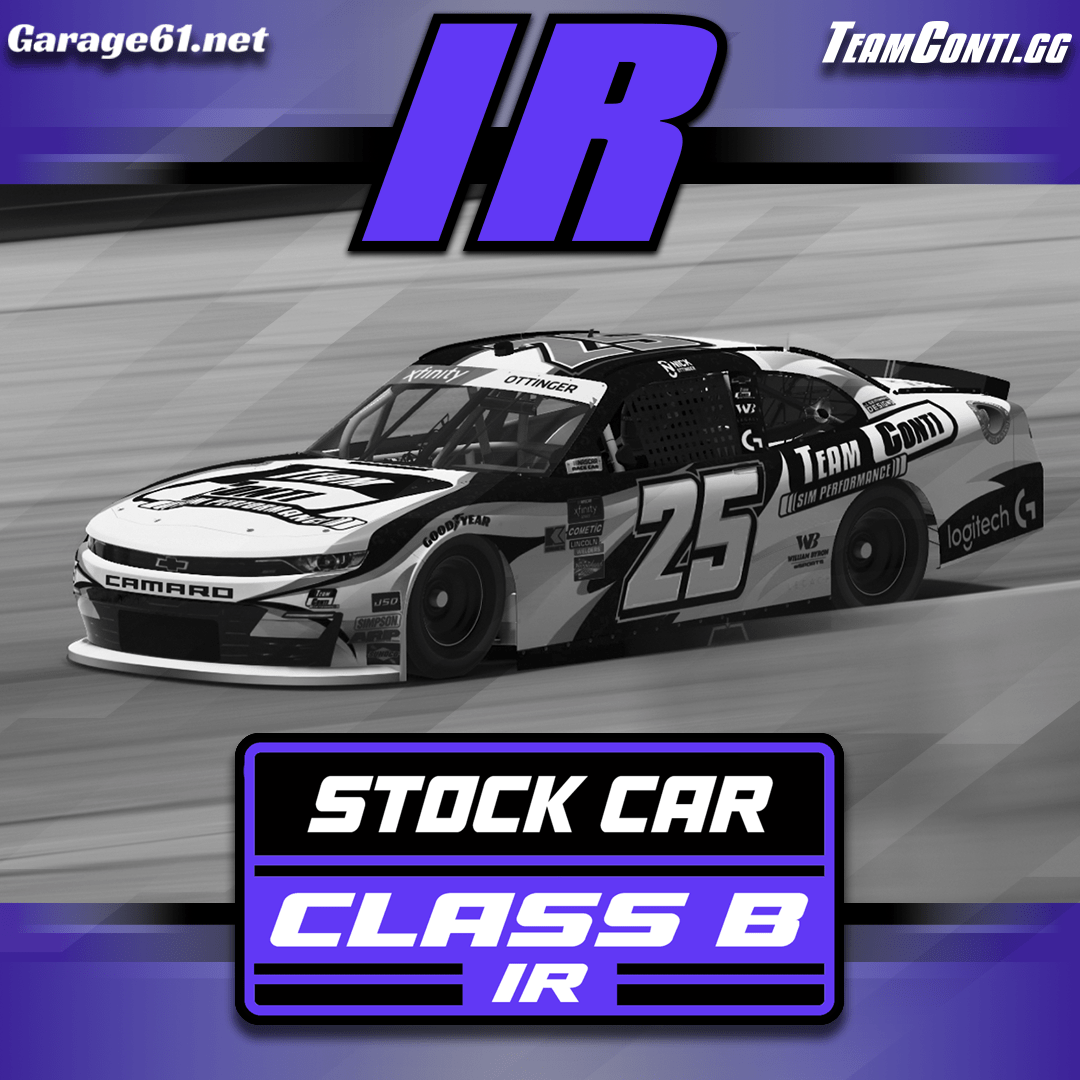 iRacing Class B (Xfinity) Setup Packs