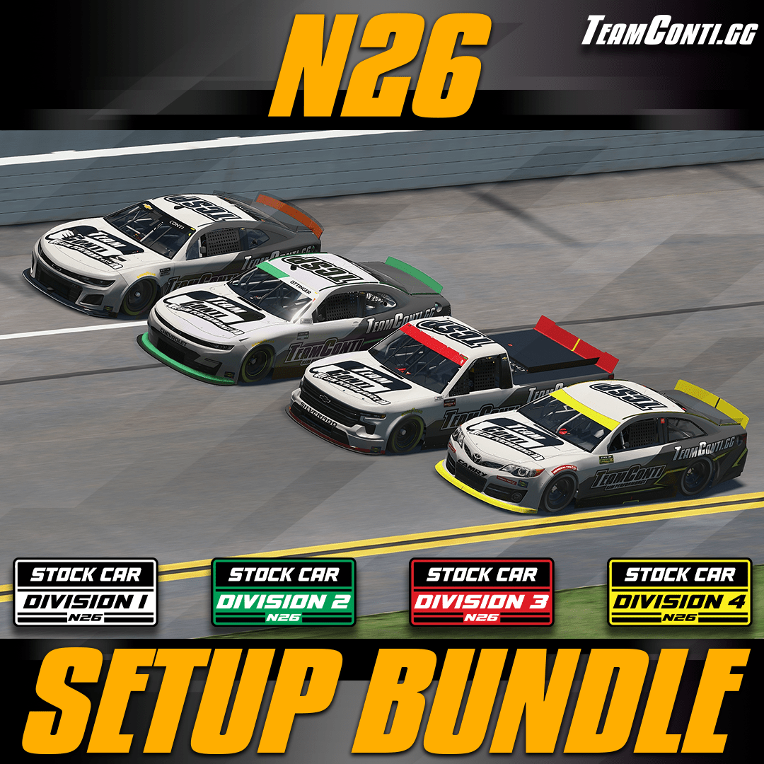 NASCAR 26 Setup Bundle by TCSP
