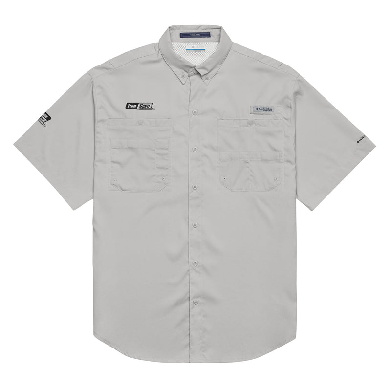 Load image into Gallery viewer, TCSP Men’s Columbia Short Sleeve Button Shirt
