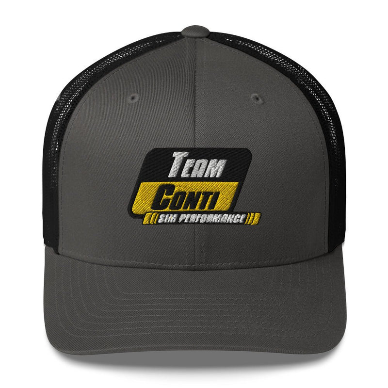 Load image into Gallery viewer, Team Conti Sim Performance Ambassador Trucker Cap
